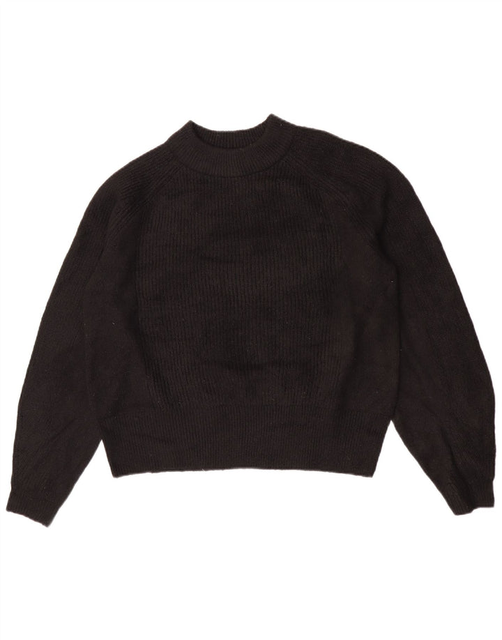 Marks & Spencer Womens Turtle Neck Jumper Sweater UK 14 Medium Black