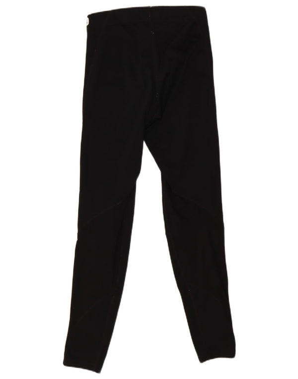 Nike Womens Dri Fit Graphic Leggings UK 8 Small  Black