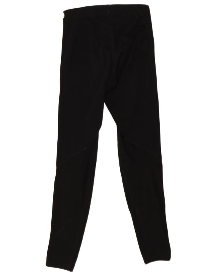 Nike Womens Dri Fit Graphic Leggings UK 8 Small  Black