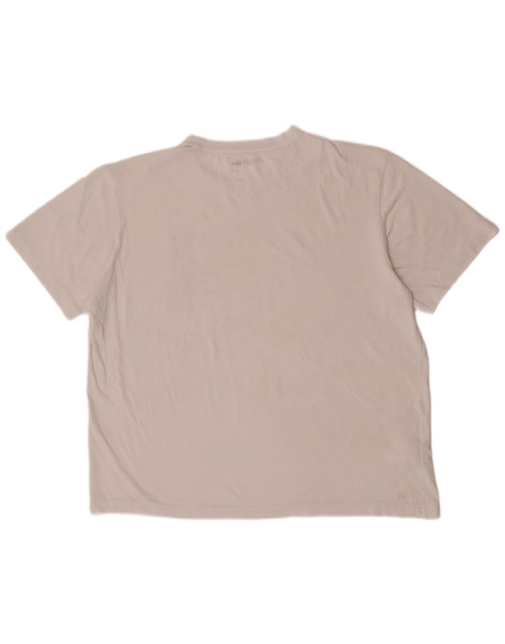 Lacoste Mens T-Shirt Top Size 7 2XL White Cotton