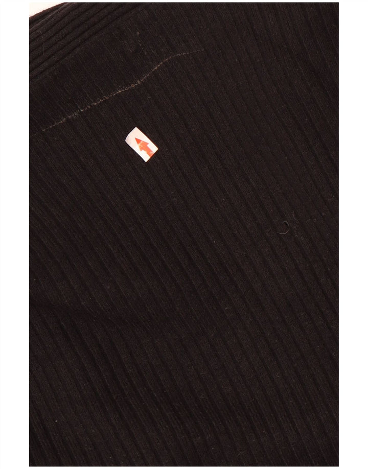 Marks & Spencer Womens Per Una Open Cardigan Sweater UK 16 Large Black