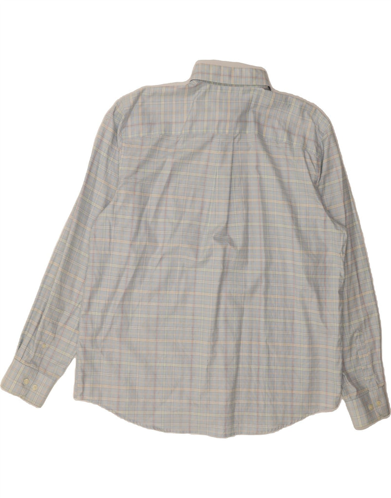 EDDIE BAUER Mens Shirt XL Blue Check Cotton Vintage Eddie Bauer and Second-Hand Eddie Bauer from Messina Hembry 