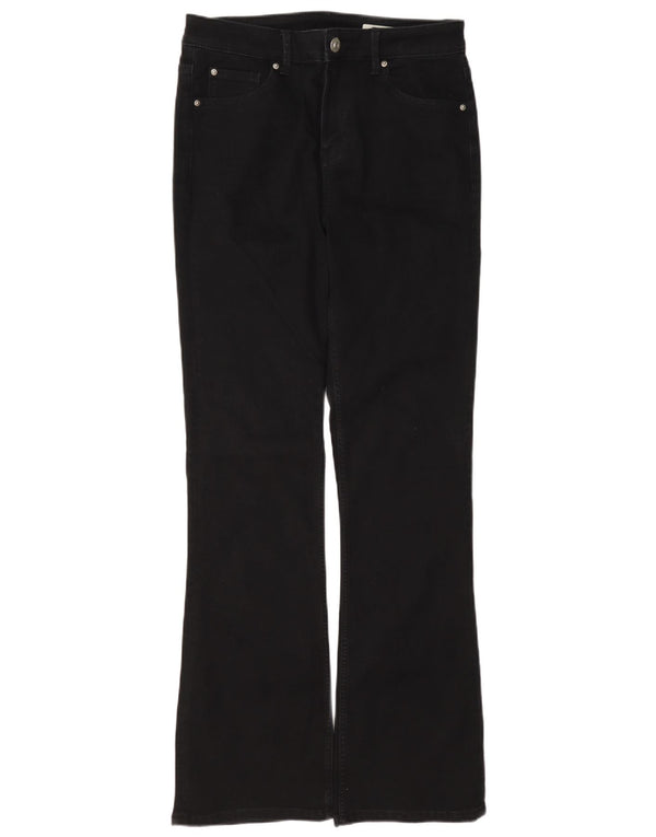 Marks & Spencer Womens The Eva Bootcut Jeans UK 12 Medium W32 L32 Black