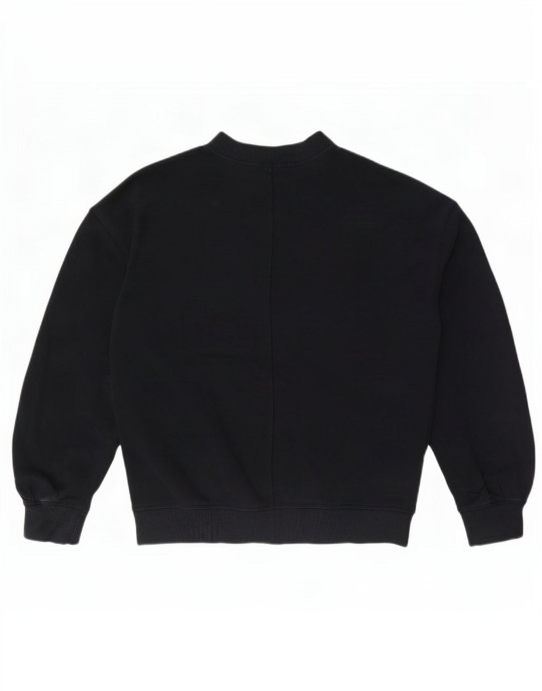 Cos Womens Oversized Sweatshirt Jumper UK 10 Small Black Cotton