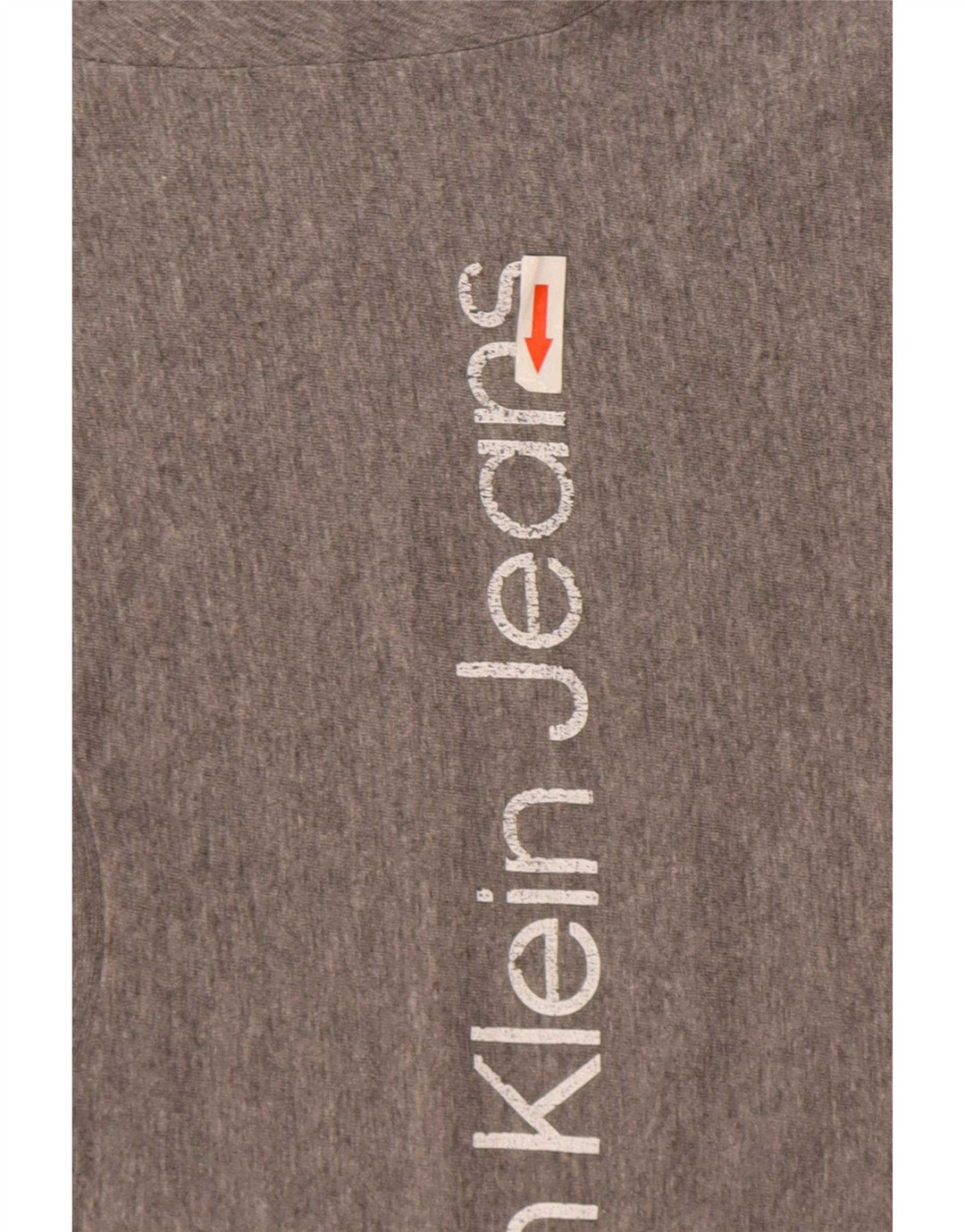Calvin Klein Jeans Mens Graphic T-Shirt Top Medium Grey
