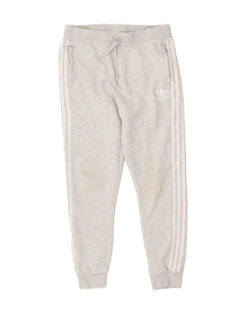 ADIDAS Girls Tracksuit Trousers Joggers 13-14 Years Grey | Vintage Adidas | Thrift | Second-Hand Adidas | Used Clothing | Messina Hembry 