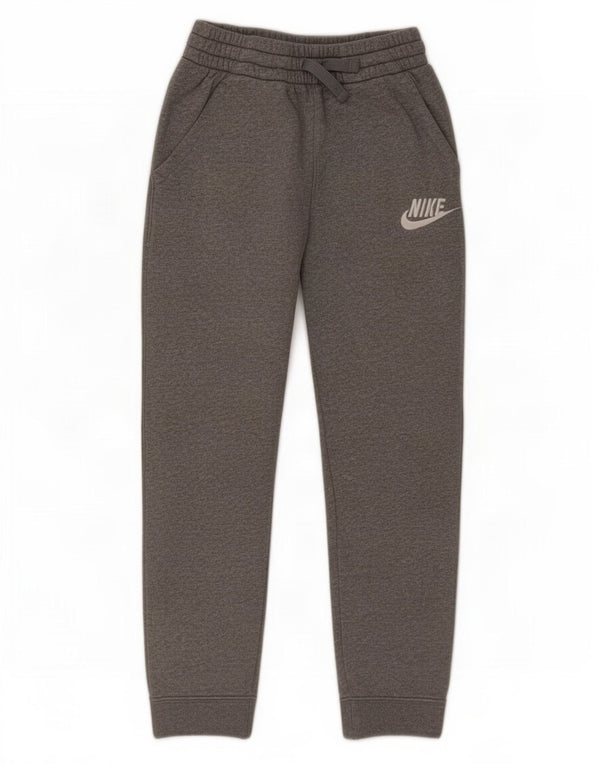 Nike Boys Tracksuit Trousers Joggers 10-11 Years Medium Grey Cotton