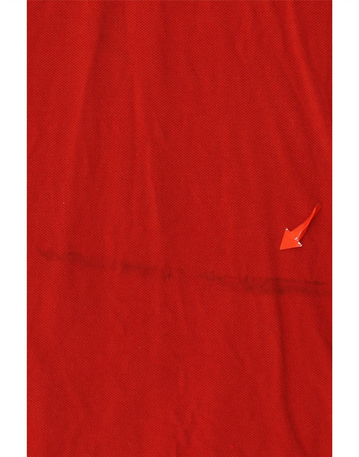 Diadora Mens Polo Shirt Small Red Cotton