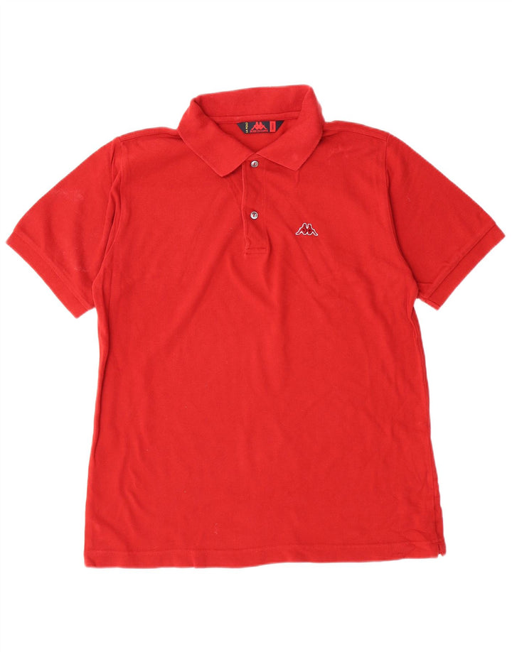 Kappa Mens Polo Shirt Small Red Cotton