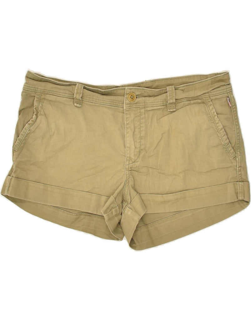 POLO RALPH LAUREN Womens Hot Pants W31 Medium  Beige Cotton | Vintage Polo Ralph Lauren | Thrift | Second-Hand Polo Ralph Lauren | Used Clothing | Messina Hembry 