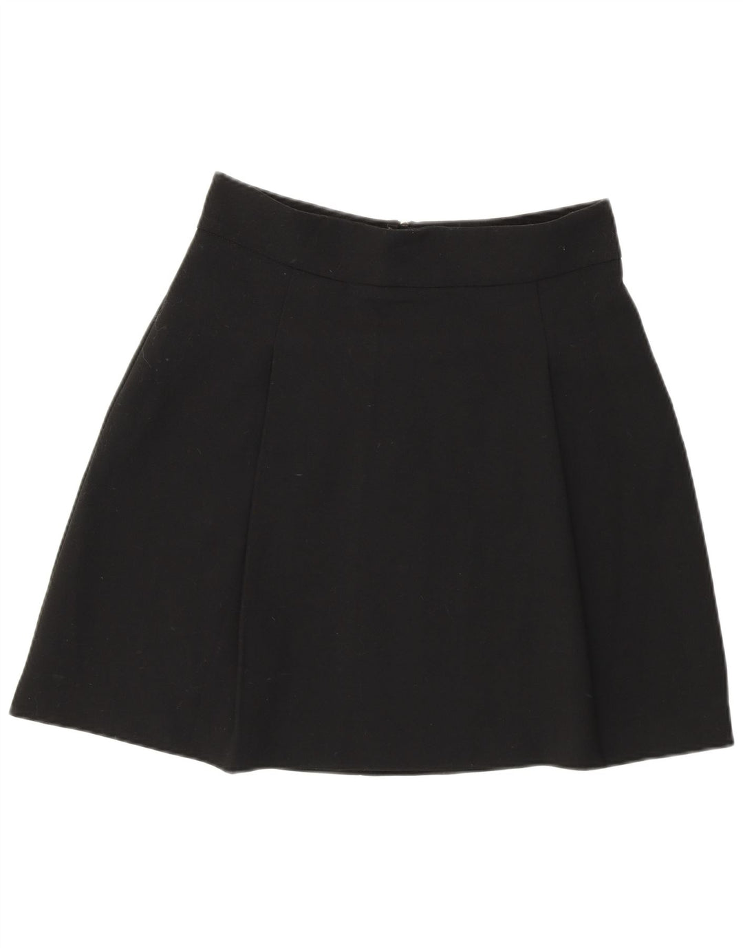 Marks & Spencer Womens A-Line Skirt UK 10 Small W29  Black Polyester