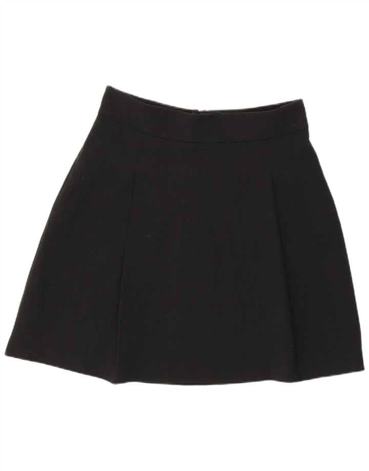 Marks & Spencer Womens A-Line Skirt UK 10 Small W29  Black Polyester