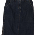 Carrera Womens Denim Skirt W28 Medium Navy Blue Cotton
