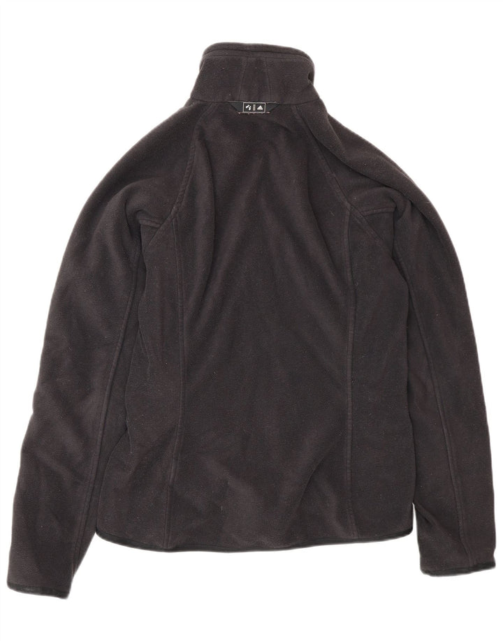 Adidas Womens Clima Proof Fleece Jacket UK 12 Medium Black Polyester