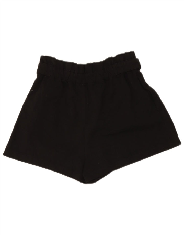 Zara Womens Trafaluc High Rise Casual Shorts Medium W26 Black Polyester
