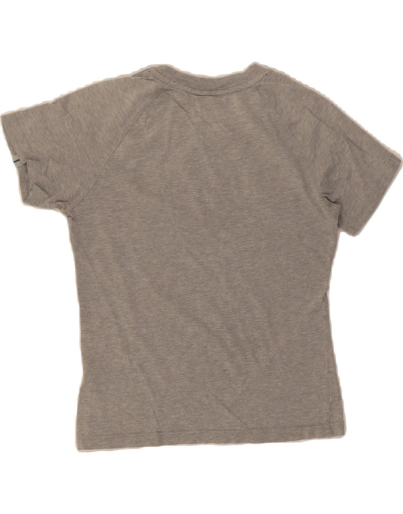 PUMA Womens Crop Graphic T-Shirt Top UK 10 Small Grey Vintage Puma and Second-Hand Puma from Messina Hembry 