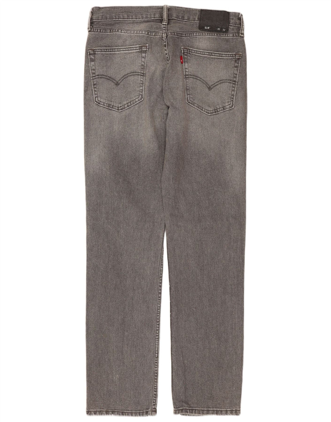 Levi's Mens 514 Straight Jeans Size 30 W30 L32 Grey Cotton