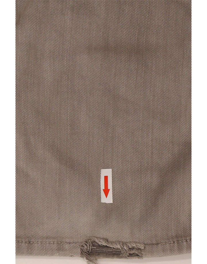 Armani Mens Straight Jeans W36 L35 Grey Cotton