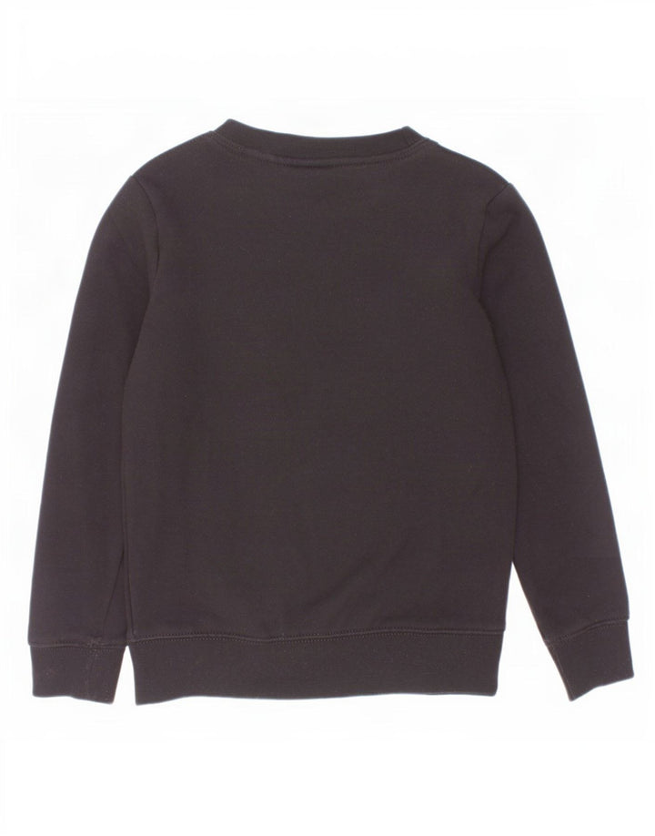 Nike Boys Graphic Sweatshirt Jumper 5-6 Years Medium Black Cotton