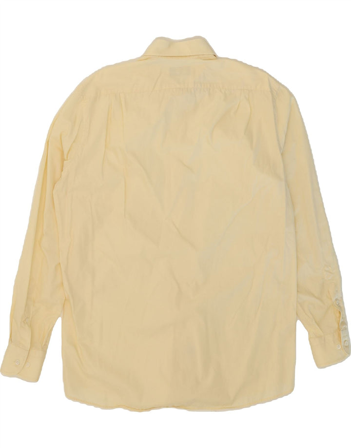 HUGO BOSS Mens Shirt Size 41 16 Large Yellow Cotton Vintage Hugo Boss and Second-Hand Hugo Boss from Messina Hembry 