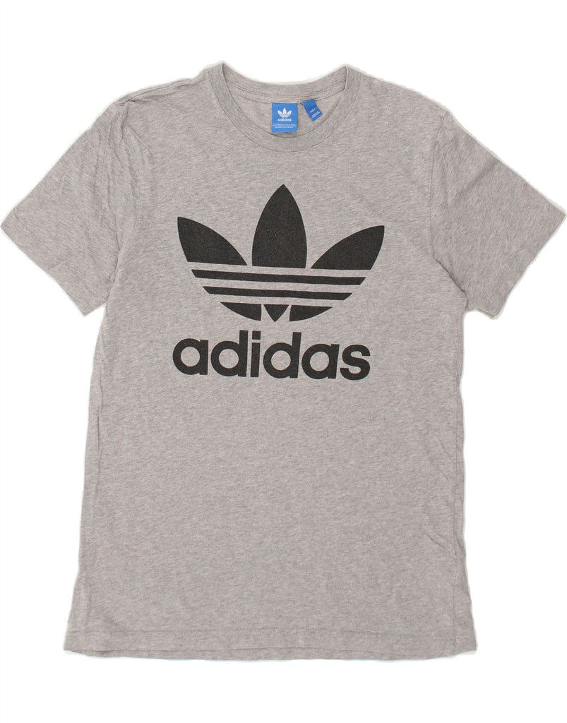 ADIDAS Mens Graphic T-Shirt Top Small Grey Cotton | Vintage Adidas | Thrift | Second-Hand Adidas | Used Clothing | Messina Hembry 