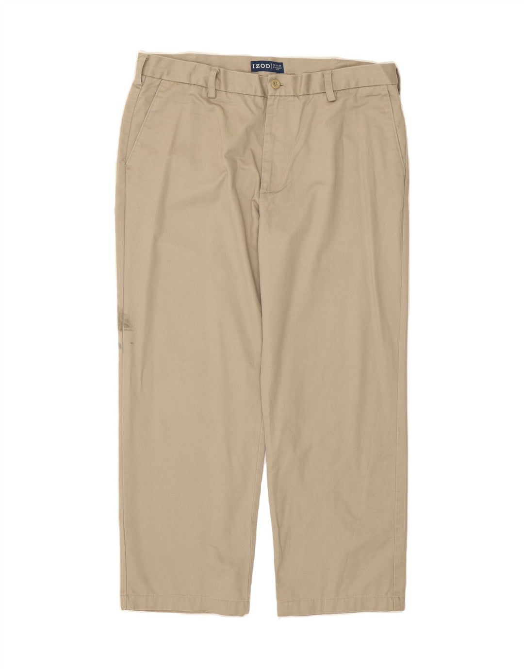 IZOD Mens Straight Chino Trousers W36 L29 Beige Cotton Vintage Izod and Second-Hand Izod from Messina Hembry 