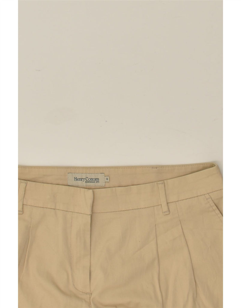 HENRY COTTONS Womens Chino Shorts IT 44 Medium W34  Beige Cotton | Vintage Henry Cottons | Thrift | Second-Hand Henry Cottons | Used Clothing | Messina Hembry 