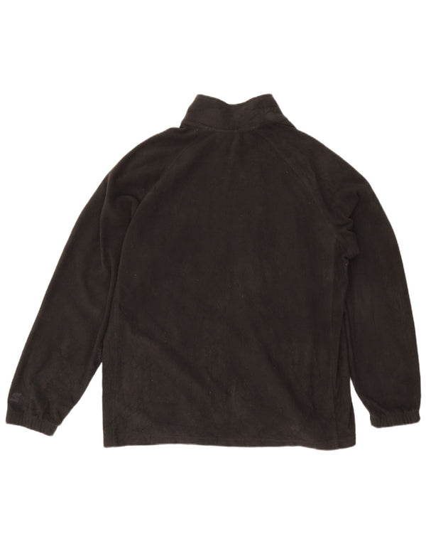 Starter Mens Fleece Jacket UK 40 Large Black Polyester