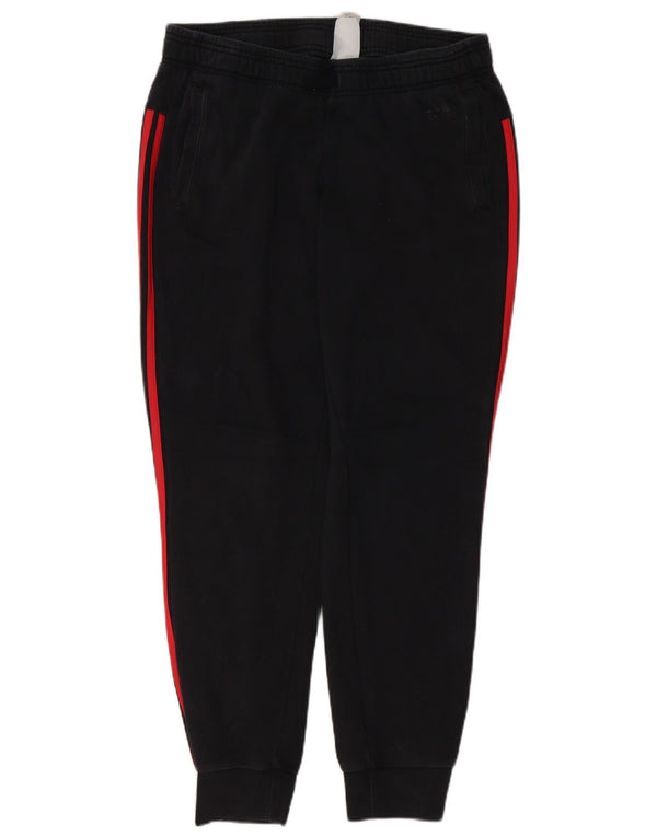 Adidas Womens Tracksuit Trousers Joggers UK 16/18 Large Black Cotton