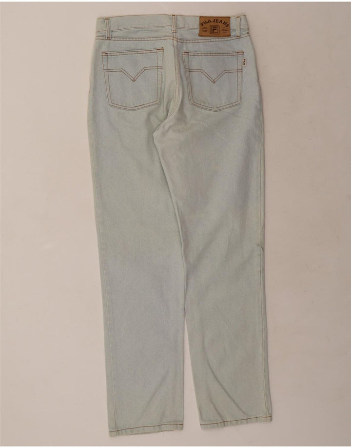Fila Mens Straight Jeans IT 50 Large W32 L32 Blue Cotton