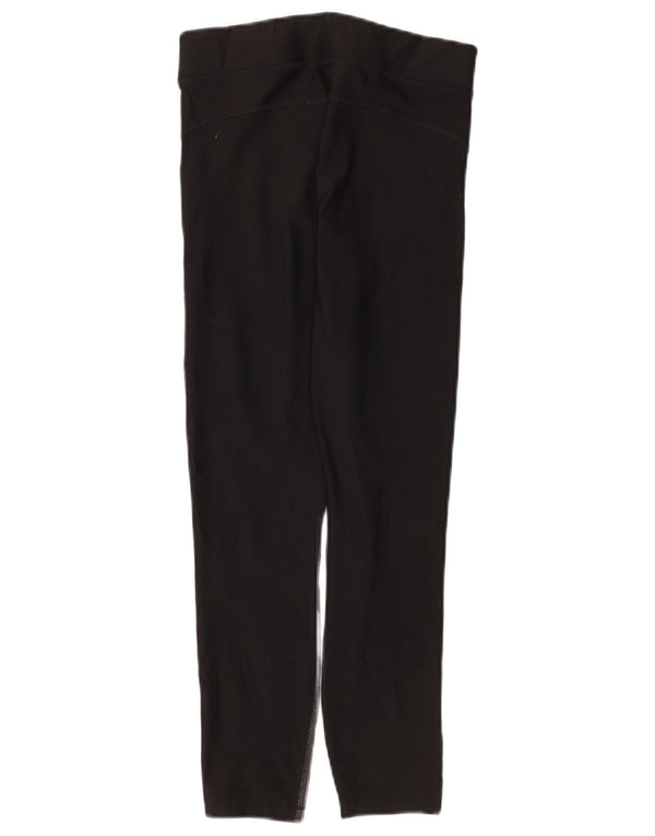Under Armour Womens Leggings UK 10 Small Black Geometric Polyester