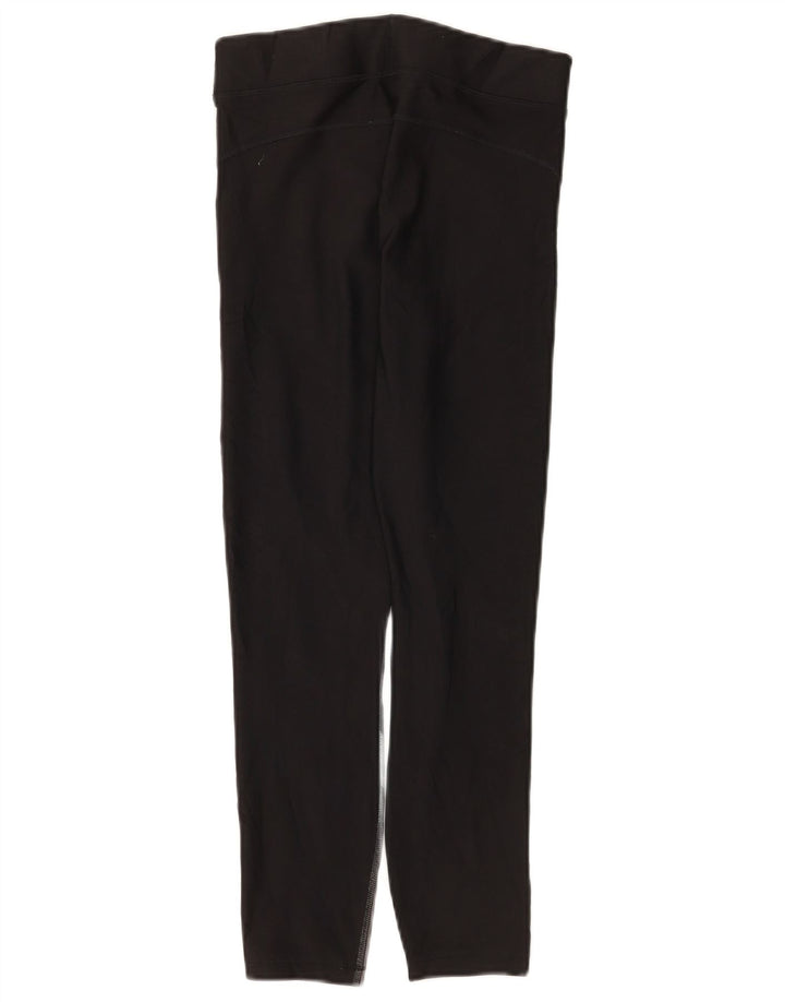 Under Armour Womens Leggings UK 10 Small Black Geometric Polyester