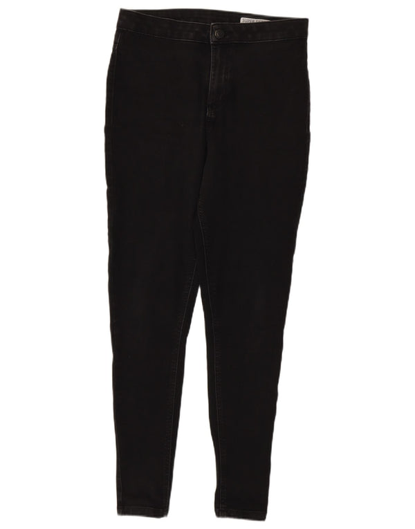 Marks & Spencer Womens Regular Skinny Jeans UK 12 Medium W28 L27 Black