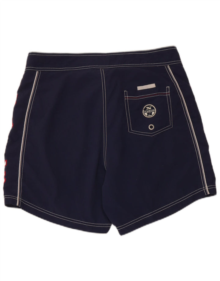 NORTH SAILS Mens Graphic Swimming Shorts Medium  Blue