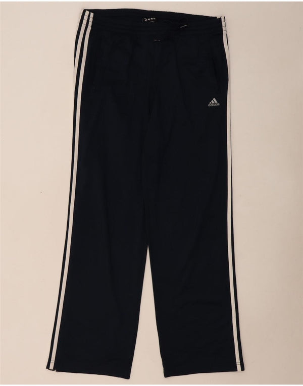 ADIDAS Mens Clima 365 Tracksuit Trousers Large Navy Blue Polyester