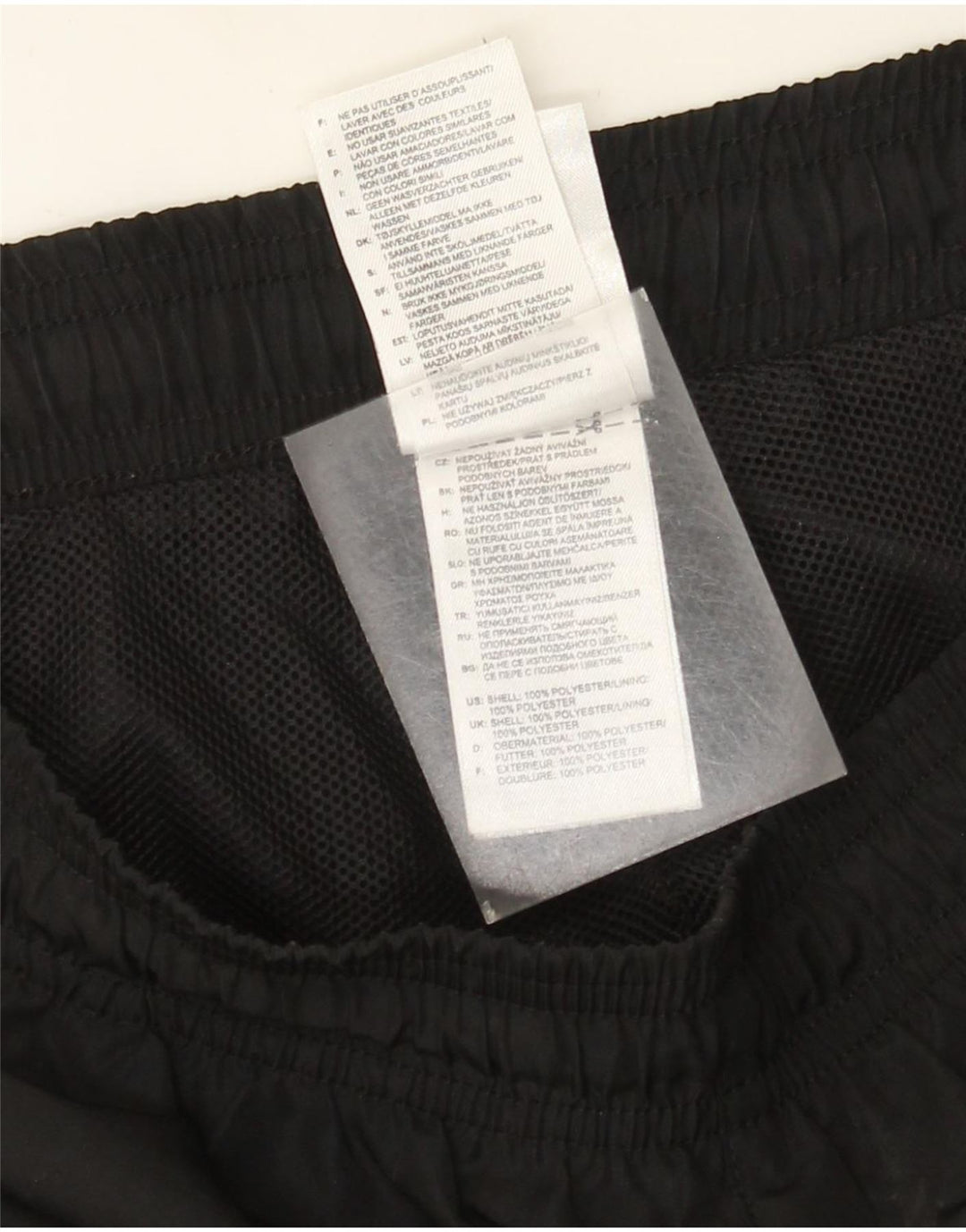 Adidas Mens Tracksuit Trousers Joggers Large Black Colourblock Polyester