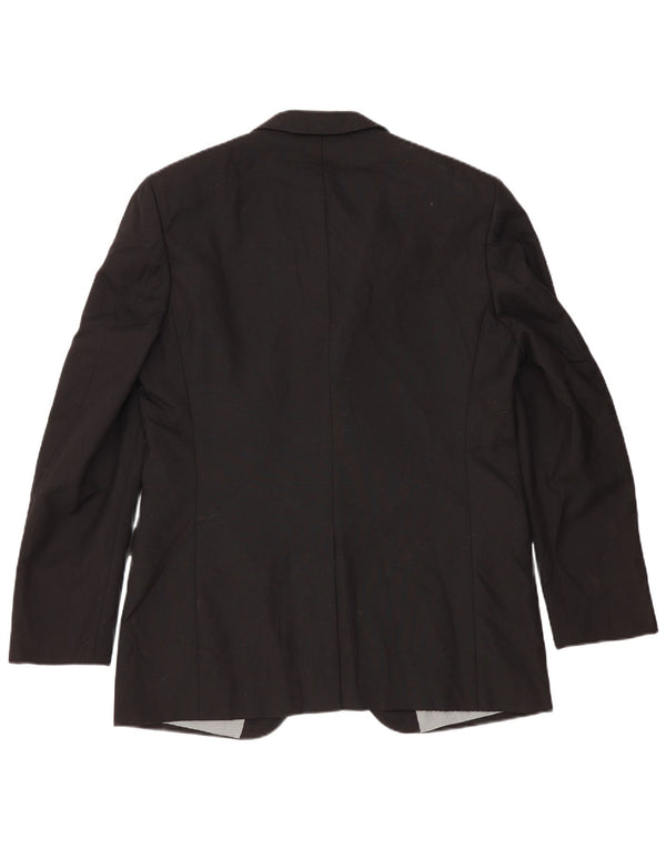 Marks & Spencer Mens Autograph 2 Button Blazer Jacket UK 42 XL Black