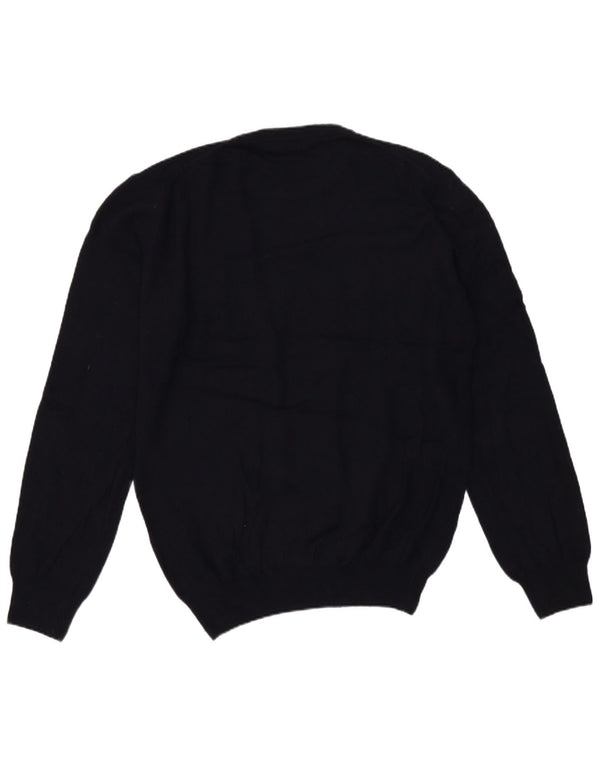 Refrigiwear Mens Crew Neck Jumper Sweater Medium Navy Blue Polyamide