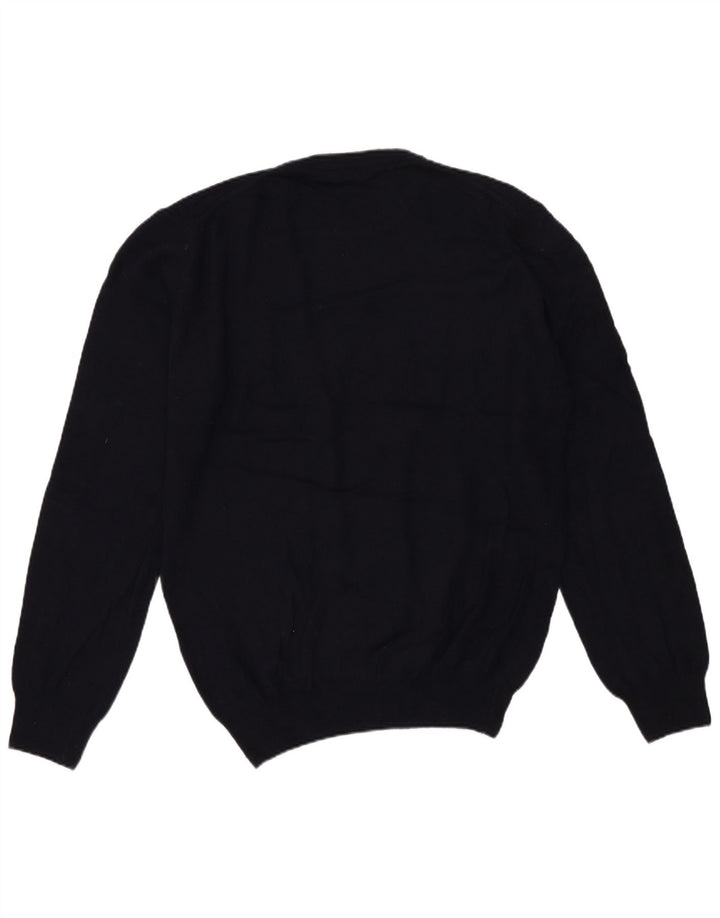 Refrigiwear Mens Crew Neck Jumper Sweater Medium Navy Blue Polyamide