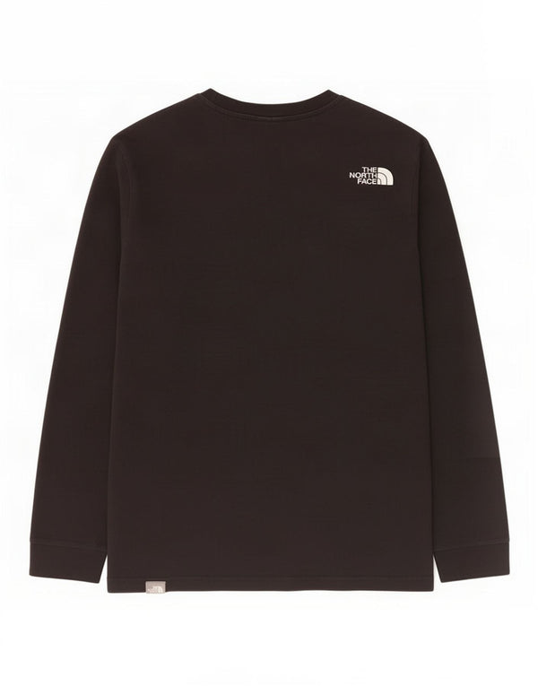 The North Face Mens Top Long Sleeve Small Black Cotton