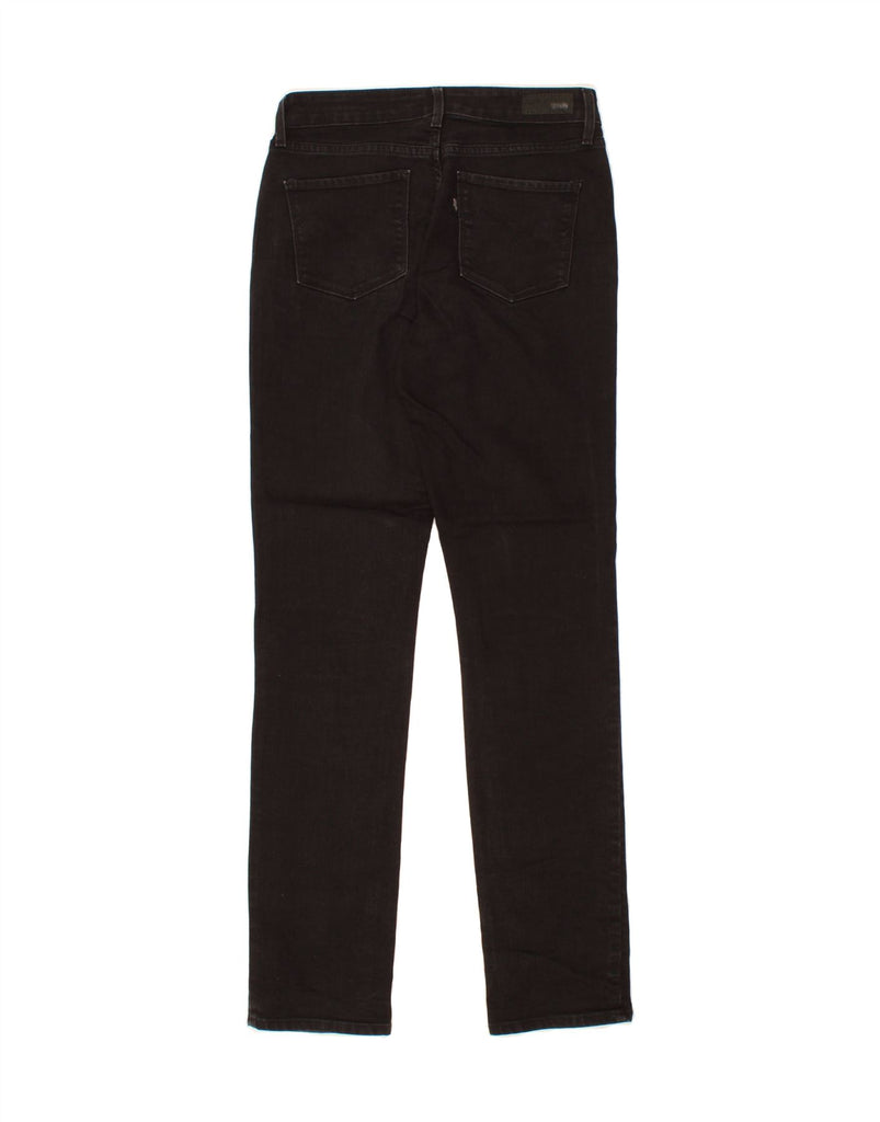 LEVI'S Womens Demi Curve Mid Rise Slim Jeans US 6 Medium W28 L33 Black Vintage Levi's and Second-Hand Levi's from Messina Hembry 