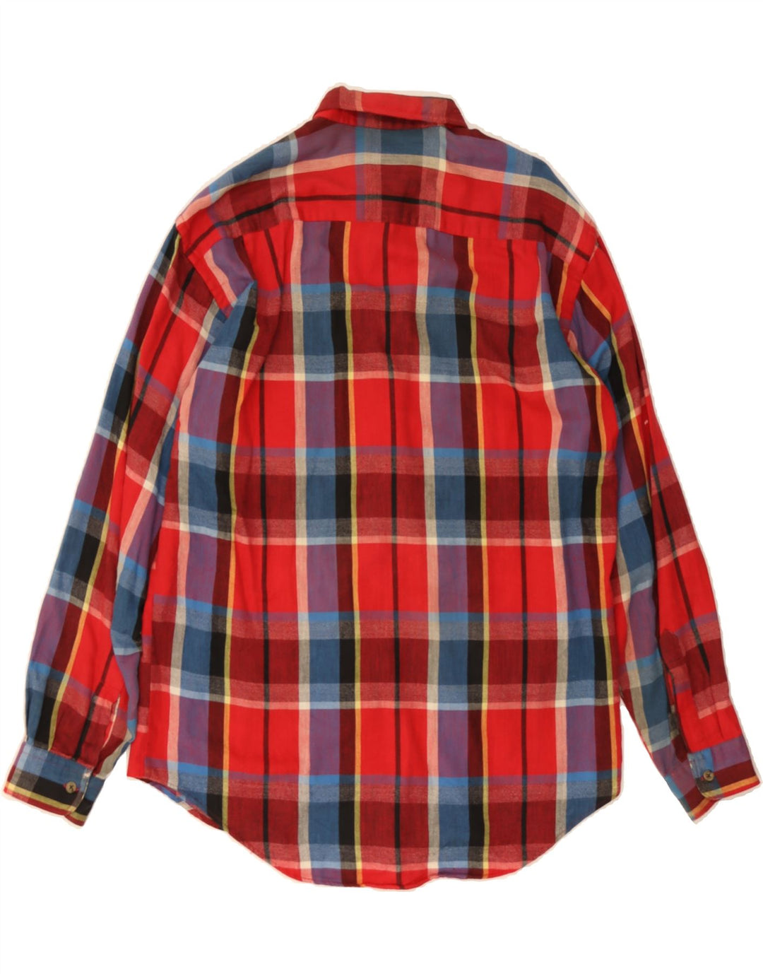 DOCKERS Mens Flannel Shirt Medium Multicoloured Check Cotton Vintage Dockers and Second-Hand Dockers from Messina Hembry 
