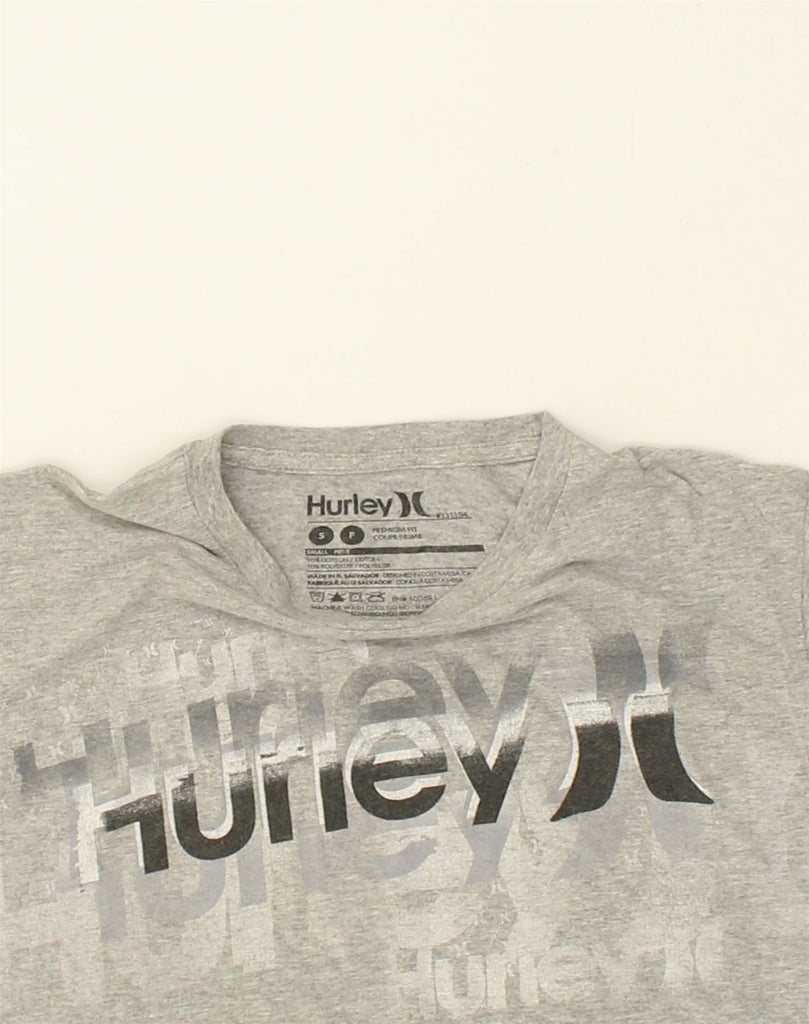 HURLEY Mens Premium Fit Graphic T-Shirt Top Small Grey Cotton | Vintage Hurley | Thrift | Second-Hand Hurley | Used Clothing | Messina Hembry 