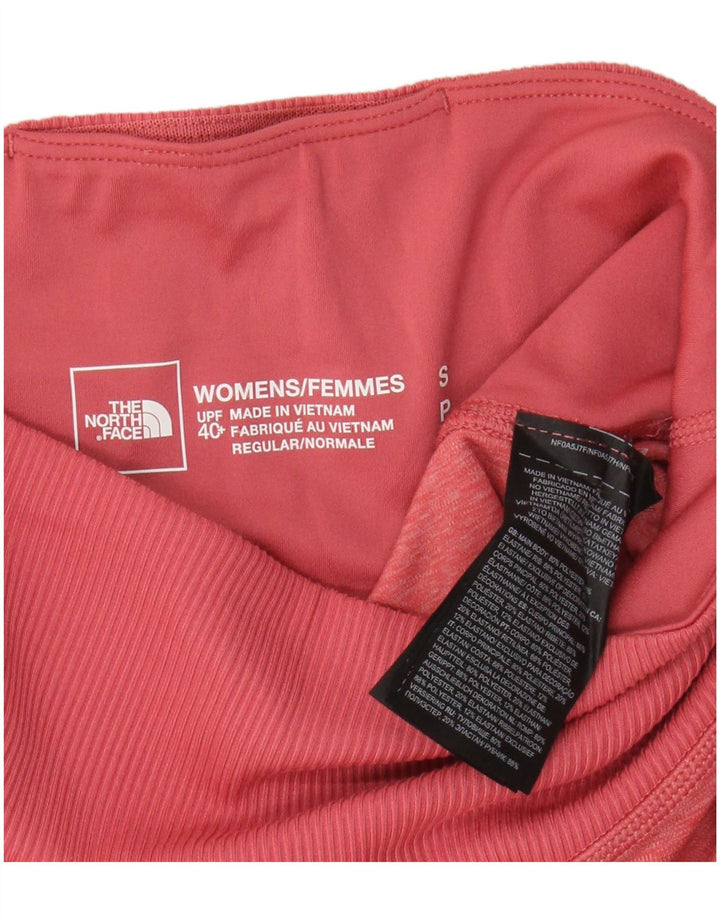 THE NORTH FACE Womens Leggings UK 8 Small  Pink Flecked Polyester