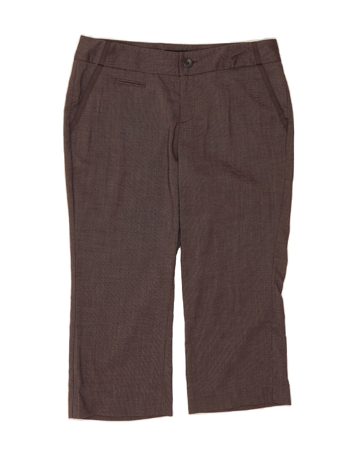 MOSSIMO Womens Straight Capri Trousers US 8 Medium W34 L21 Navy Blue Vintage Mossimo and Second-Hand Mossimo from Messina Hembry 