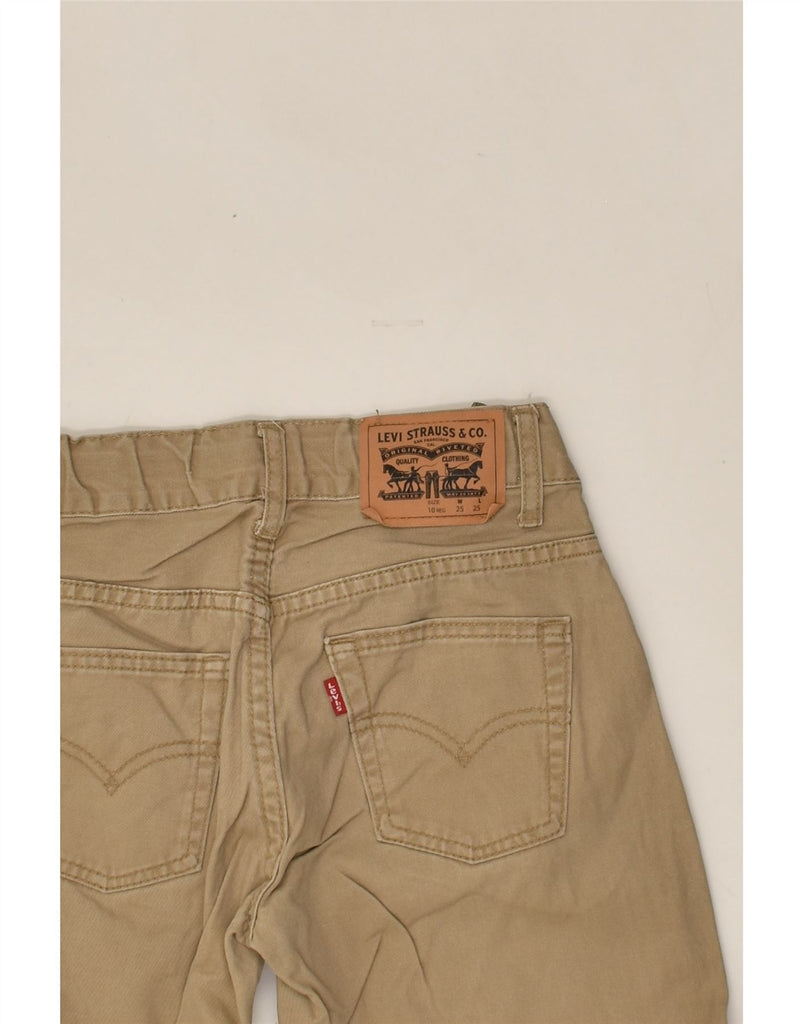 LEVI'S Boys 505 Regular Straight Jeans 9-10 Years W25 L25 Beige Cotton | Vintage Levi's | Thrift | Second-Hand Levi's | Used Clothing | Messina Hembry 