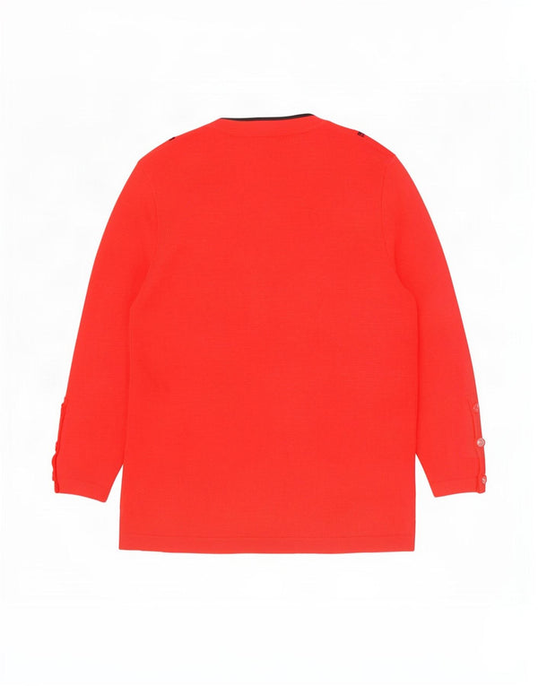 Vintage Womens Cardigan Sweater UK 16 Large Red