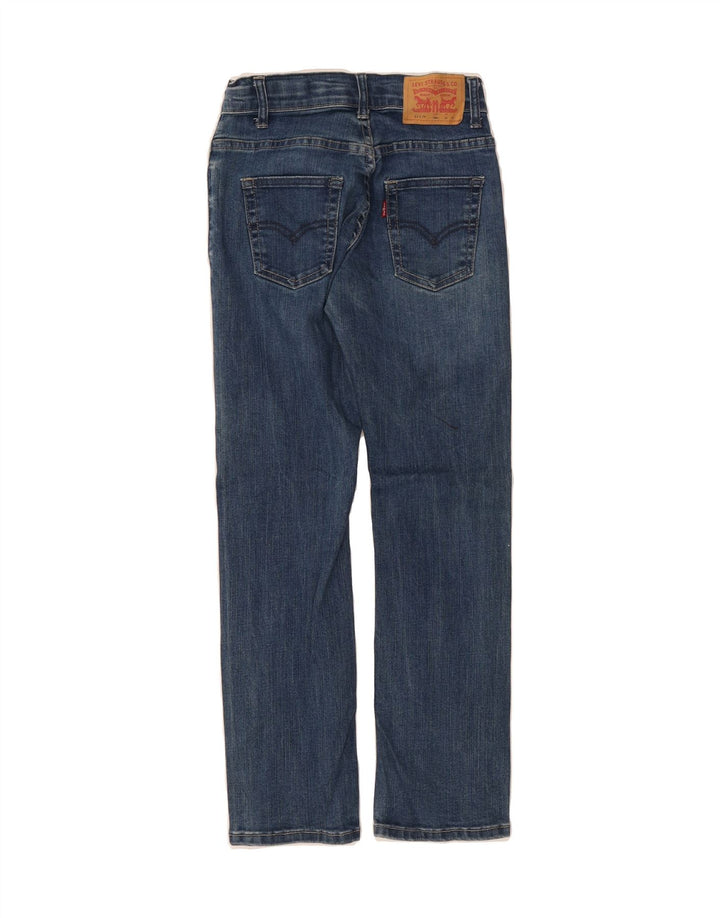 LEVI'S Boys 511 Slim Jeans 9-10 Years W25 L25 Blue Cotton Vintage Levi's and Second-Hand Levi's from Messina Hembry 
