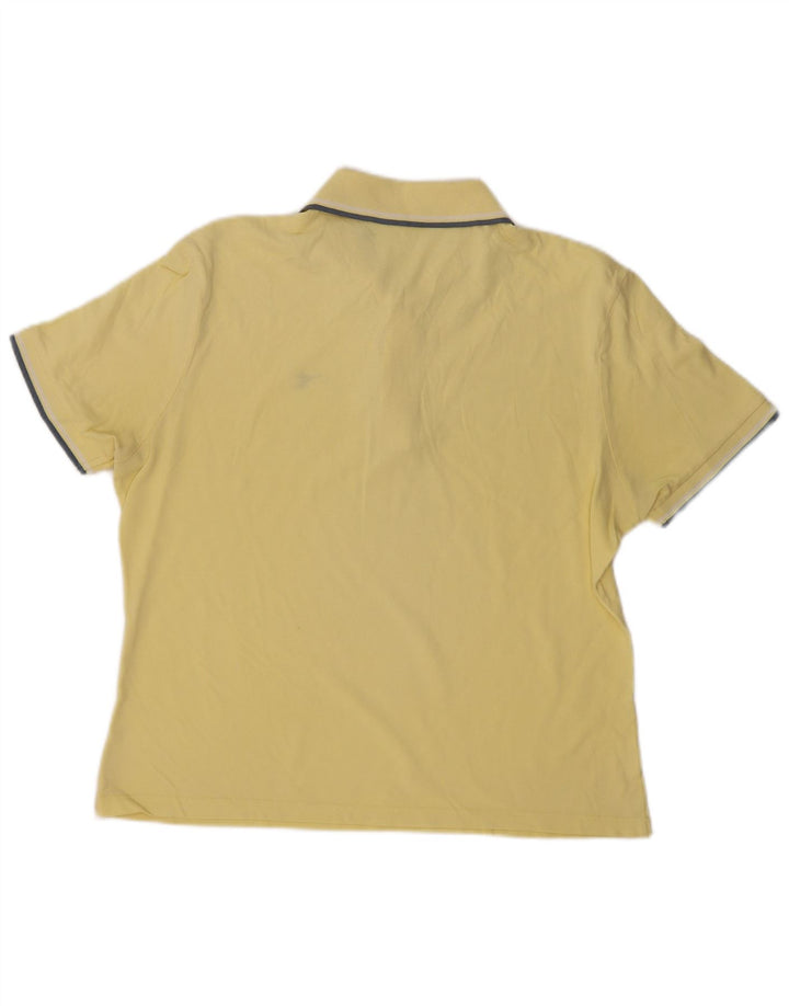 Diadora Mens Polo Shirt Large Yellow