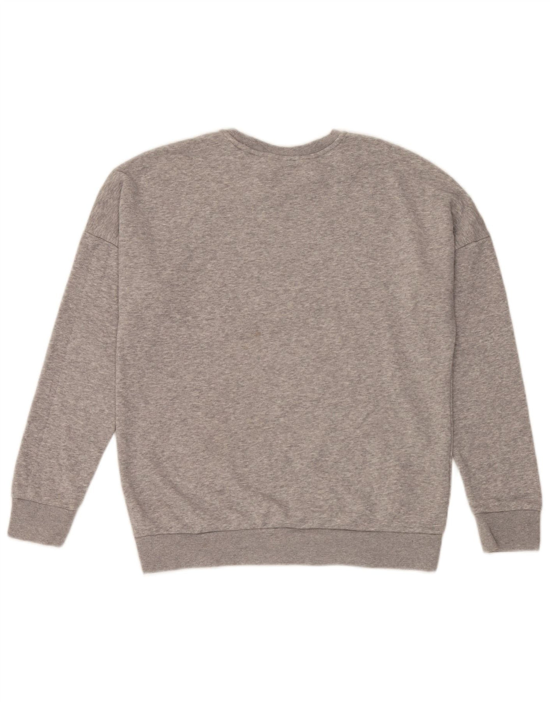 Adidas Boys Graphic Sweatshirt Jumper 13-14 Years Grey Cotton